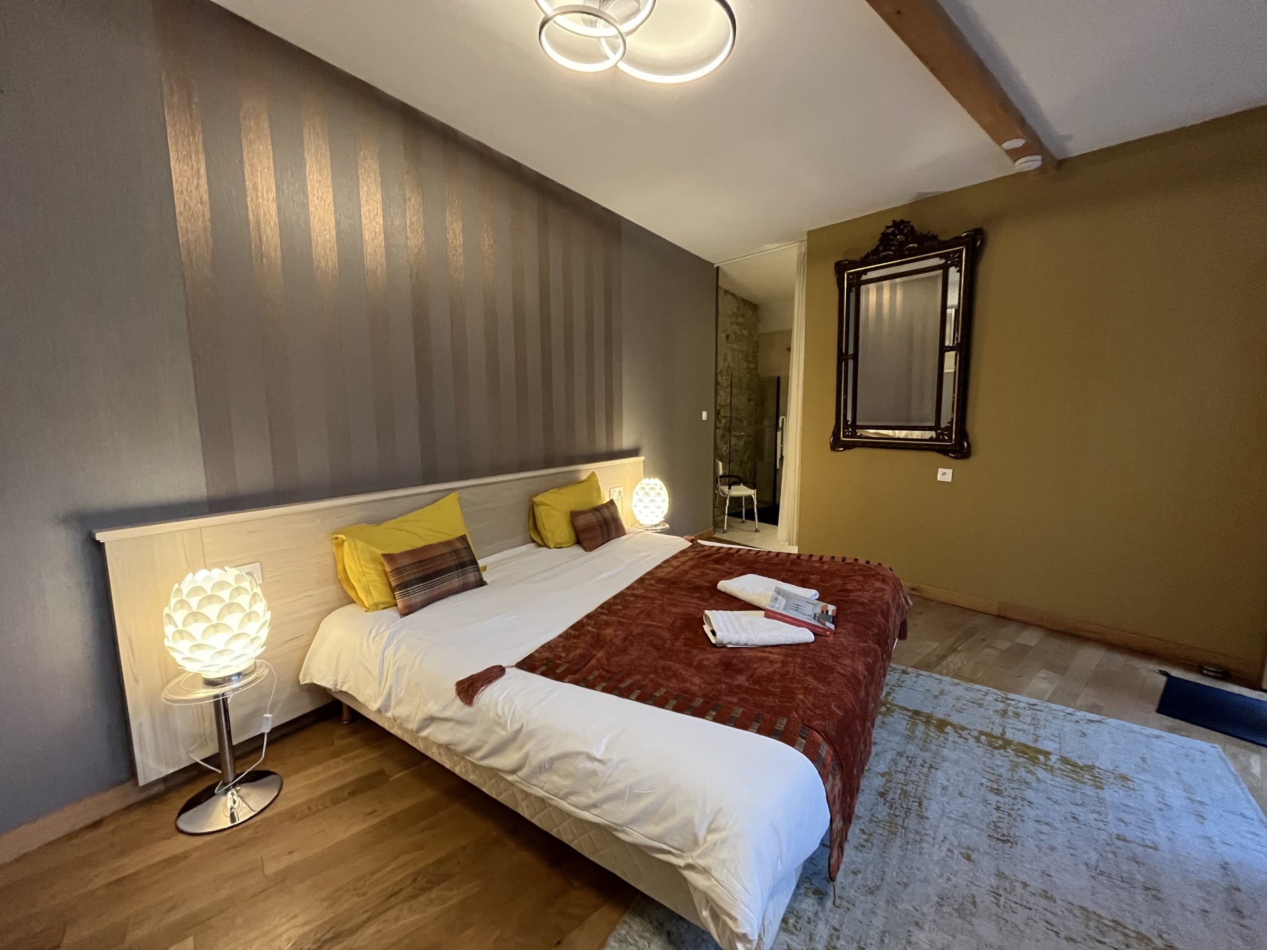 Chambre Cathare Logis Hôtel Nature Cathare en Ariège